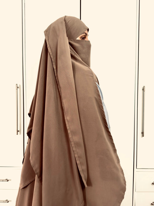 KHIMAR+CAPE ROSA