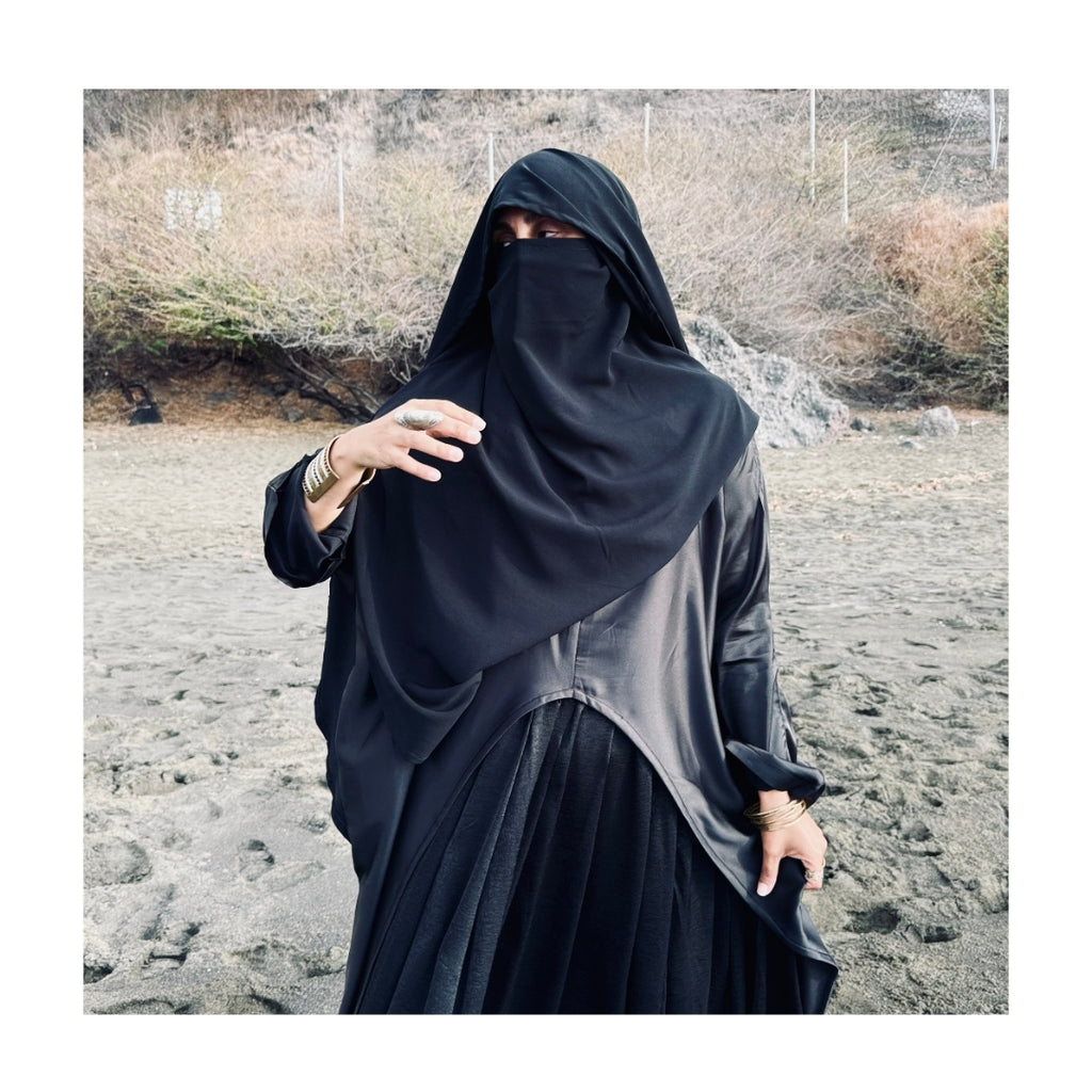 KHIMAR+CAPE ROSA