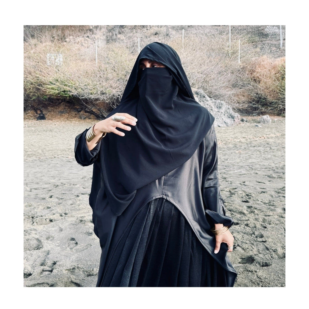 KHIMAR+CAPE ROSA