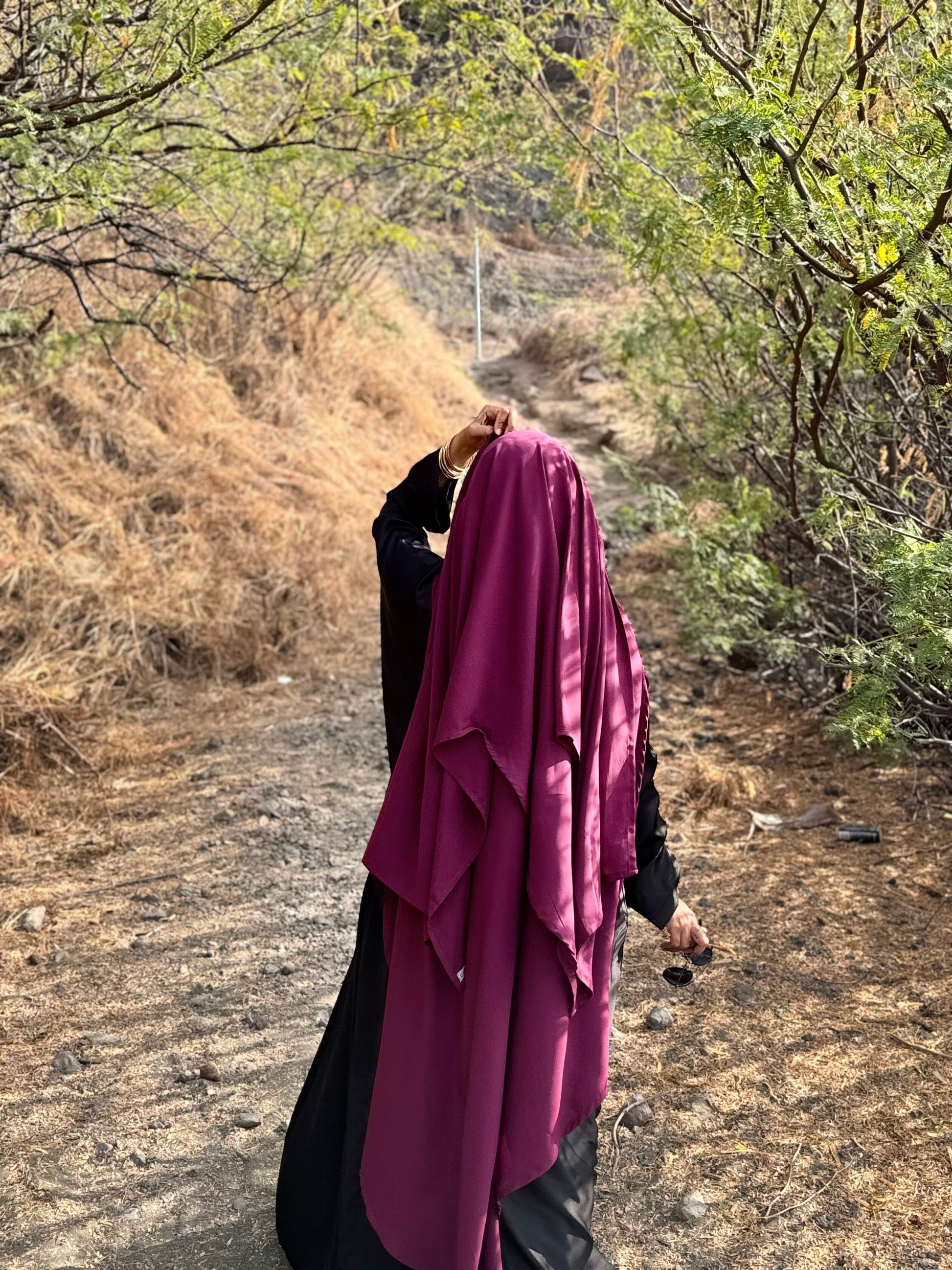 KHIMAR+CAPE ROSA